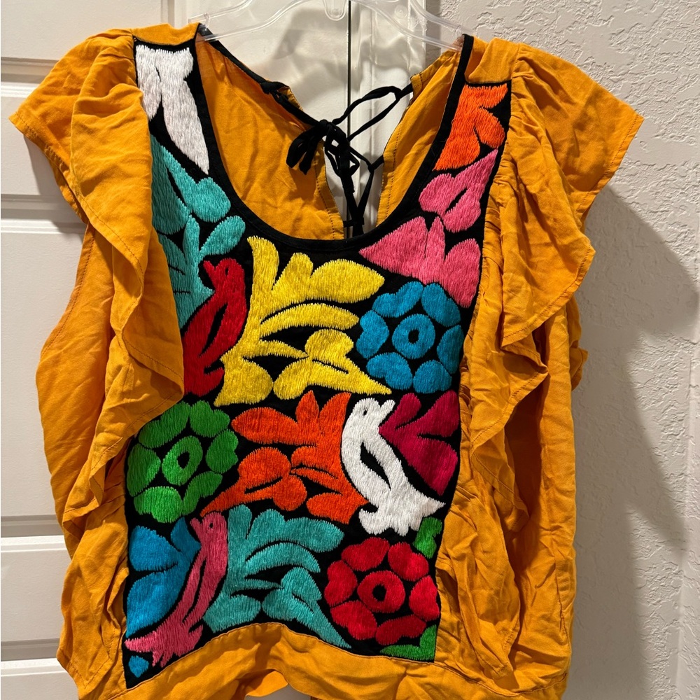 Embroidered Mexican Blouse